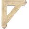 Ekena Millwork Traditional Arts and Crafts Rough Sawn Bracket w/ Offset Brace, Douglas Fir, 8"W x 30"D x 34"H BKT0806X30X34TRA03RDF - alternate 4